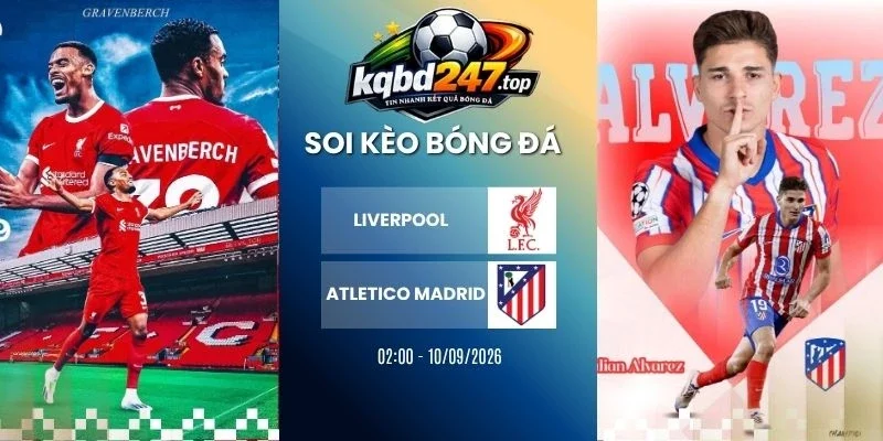 Soi Kèo Nhà Cái Liverpool Vs Atletico Madrid – C1, 10/09/2026